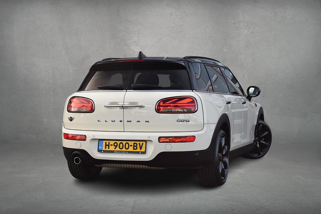 Mini Mini Clubman 1.5 Cooper Chili | Apple CarPlay | Half Le, Auto's, Gebruikt, Leder en Stof, Wit, Origineel Nederlands
