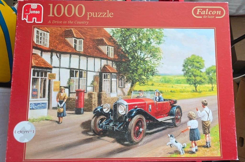 Diverse puzzels: Falcon en Clementoni 1000 stukjes, Ophalen, 500 t/m 1500 stukjes, Gebruikt, Legpuzzel