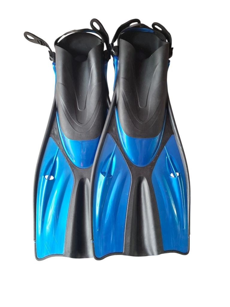 Flippers blauw maat 42/46 snorkelen, Watersport en Boten, Duiken, Ophalen of Verzenden, Zwem- of Duikvliezen