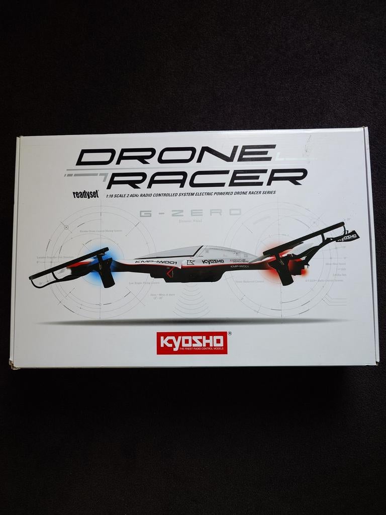 Kyosho Drone Racer met reserve onderdelen, Elektro, Gebruikt, Quadcopter of Multicopter, RTF (Ready to Fly)