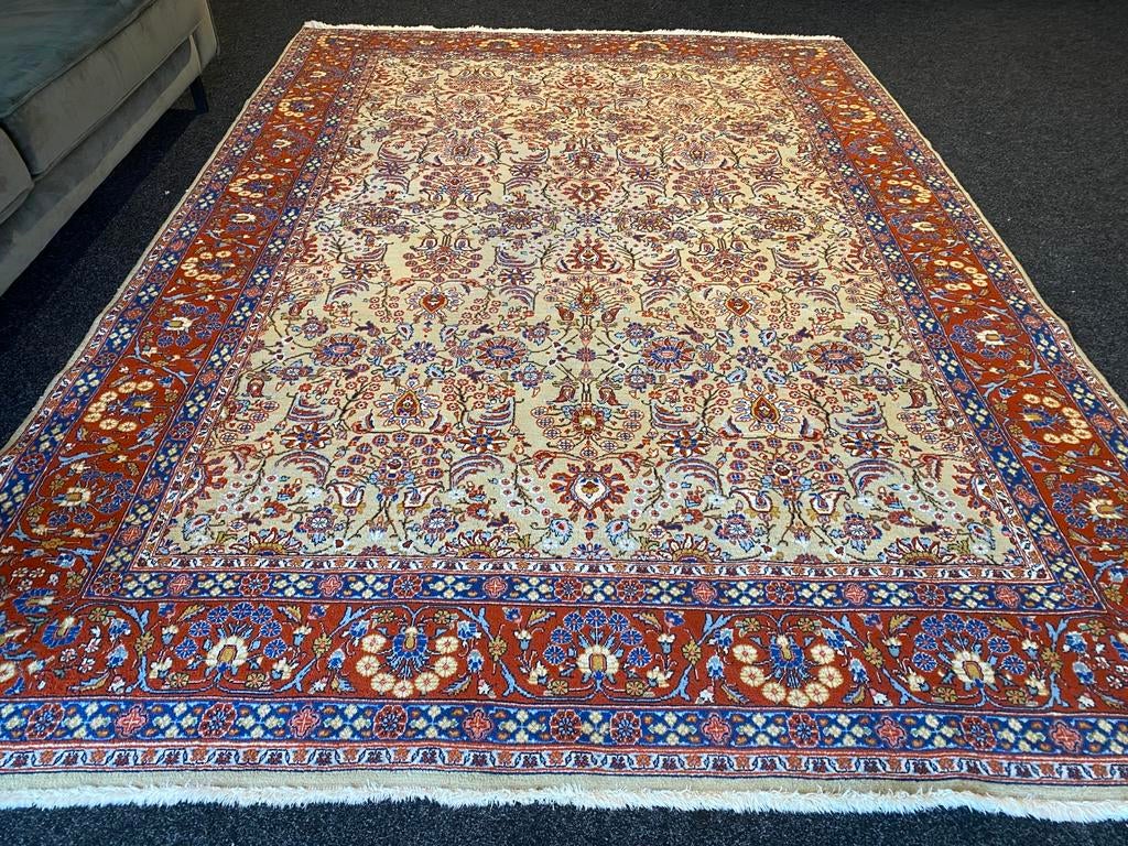 Mooi origineel handgeknoopt perzisch tapijt 290x204cm, Gebruikt, ., 200 cm of meer, Ophalen of Verzenden