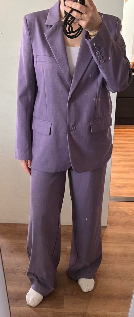 Dames pak myjewellery paars S, Kleding | Heren, Ophalen of Verzenden, Zo goed als nieuw, Paars