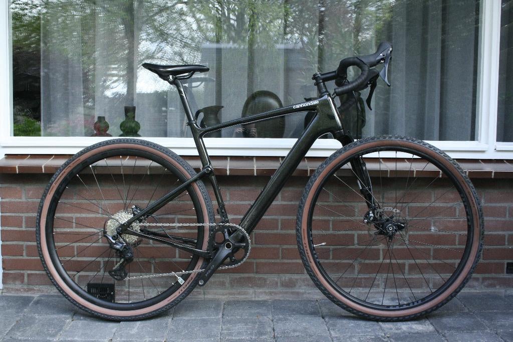 Cannondale Topstone lefty carbon 2 gravelbike, 28 inch, Carbon, Zo goed als nieuw, Meer dan 20 versnellingen