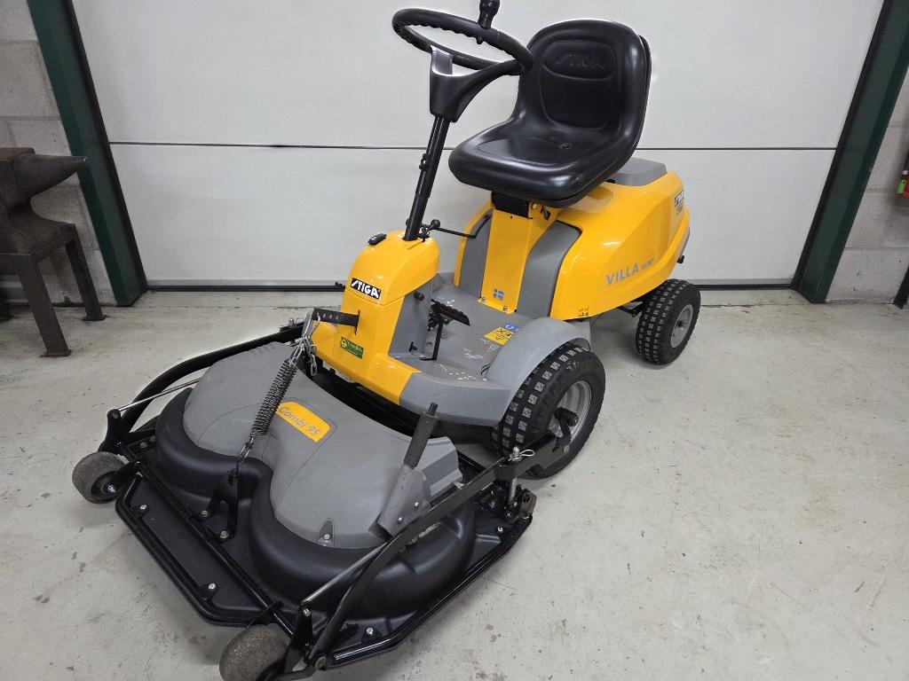 Stiga villa - silent met nieuw 95cm maaidek, Ophalen, Gebruikt, Stiga, Mulchfunctie