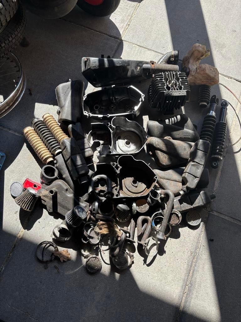 Diverse Tomos onderdelen - Blokken, schokbrekers, Ophalen of Verzenden, Gebruikt, Overige typen, Tomos