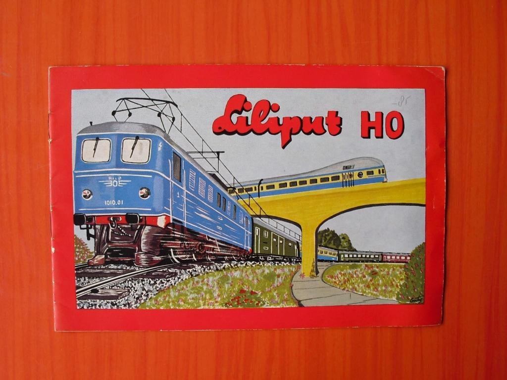 Vintage catalogus Liliput H0 modeltreinen, Gelijkstroom, Zo goed als nieuw, Liliput, Boek, Tijdschrift of Catalogus