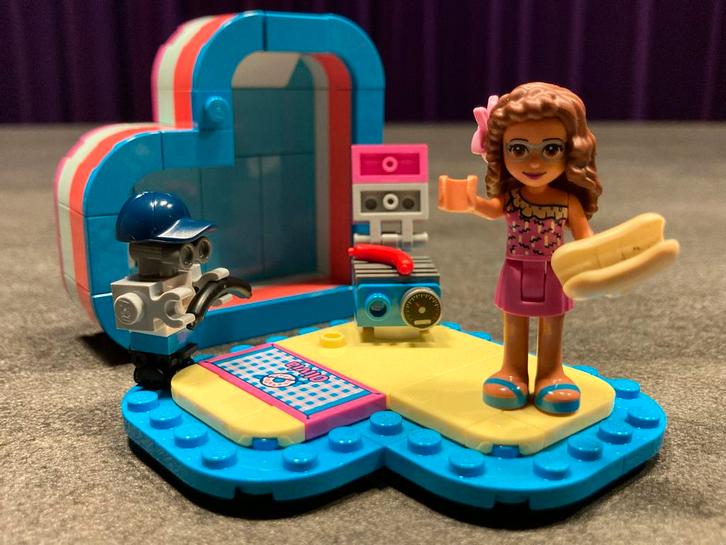 LEGO Friends Olivia's Hartvormige Doos - 41387, Kinderen en Baby's, Speelgoed | Duplo en Lego, Zo goed als nieuw, Lego, Complete set