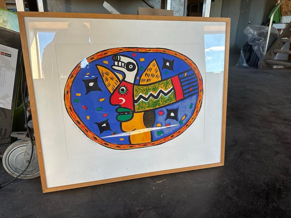 Clemens Briels - Birds Eye - Genummerde en gesigneerde litho, Ophalen of Verzenden