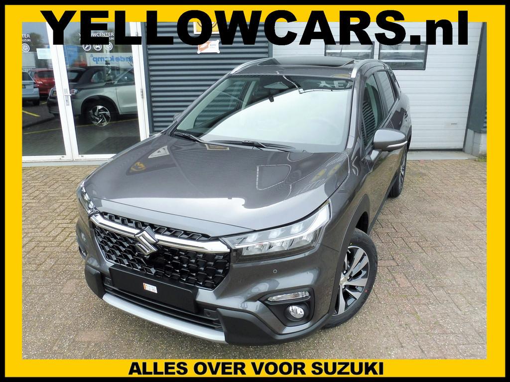 Suzuki S-Cross 1.4 Boosterjet Style Hybrid AUTOMAAT/OPEN DAK, Gebruikt, Zwart, 4 cilinders, Leder en Stof