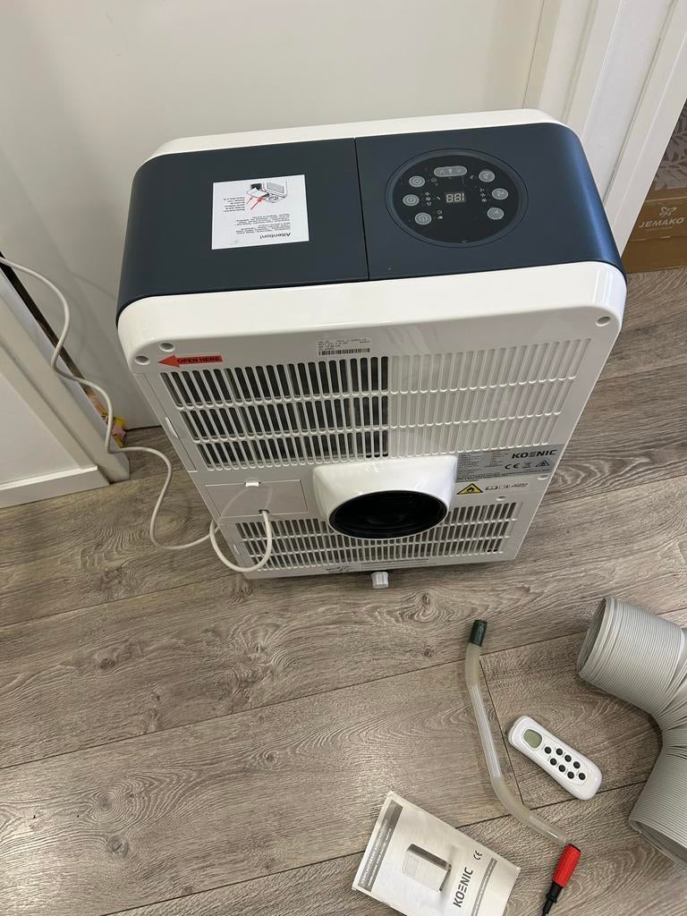 KOENIC mobiele airco, Ophalen, Gebruikt, Minder dan 60 m³, 3 snelheden of meer