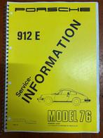 Porsche 912E Service handleiding en elektra schema, Ophalen of Verzenden