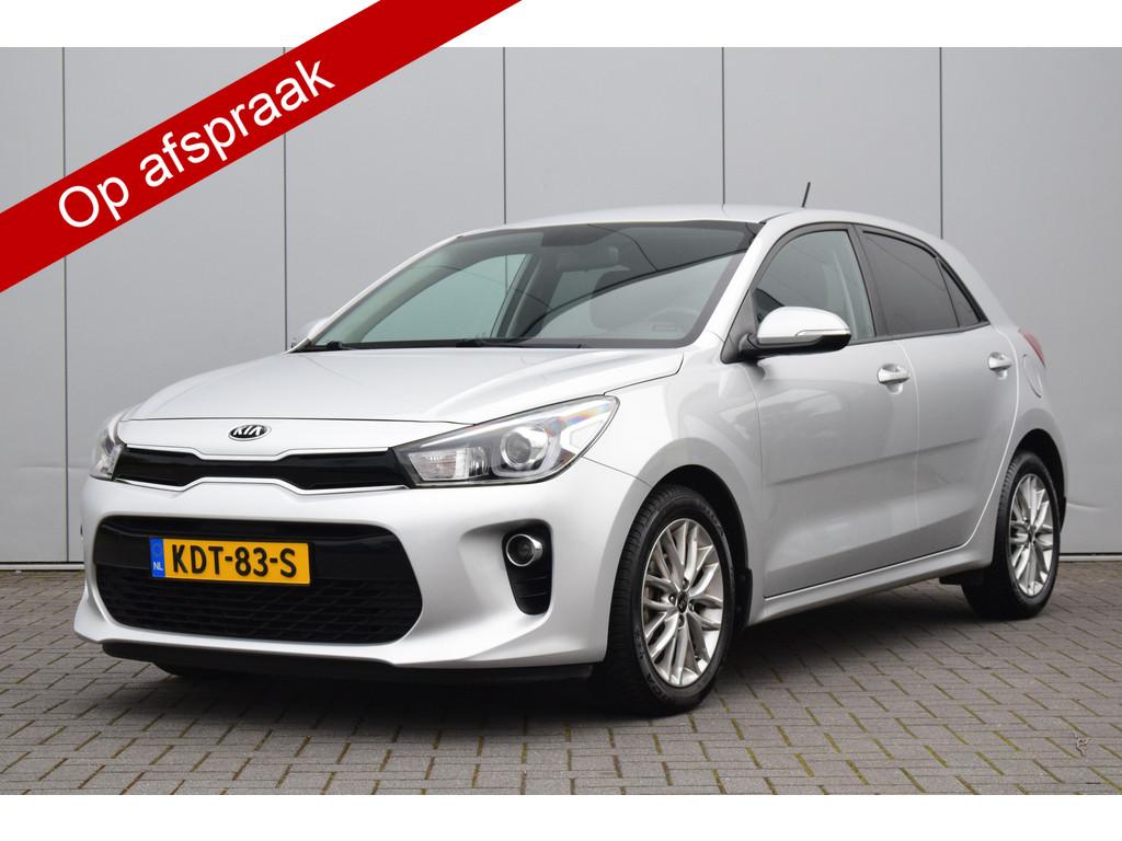 Kia Rio 1.2 CVVT DynamicLine Ecc Priv/Glass Stuur/Stoelverwa, Auto's, Kia, Bedrijf, Te koop, Rio, ABS, Achteruitrijcamera, Airbags