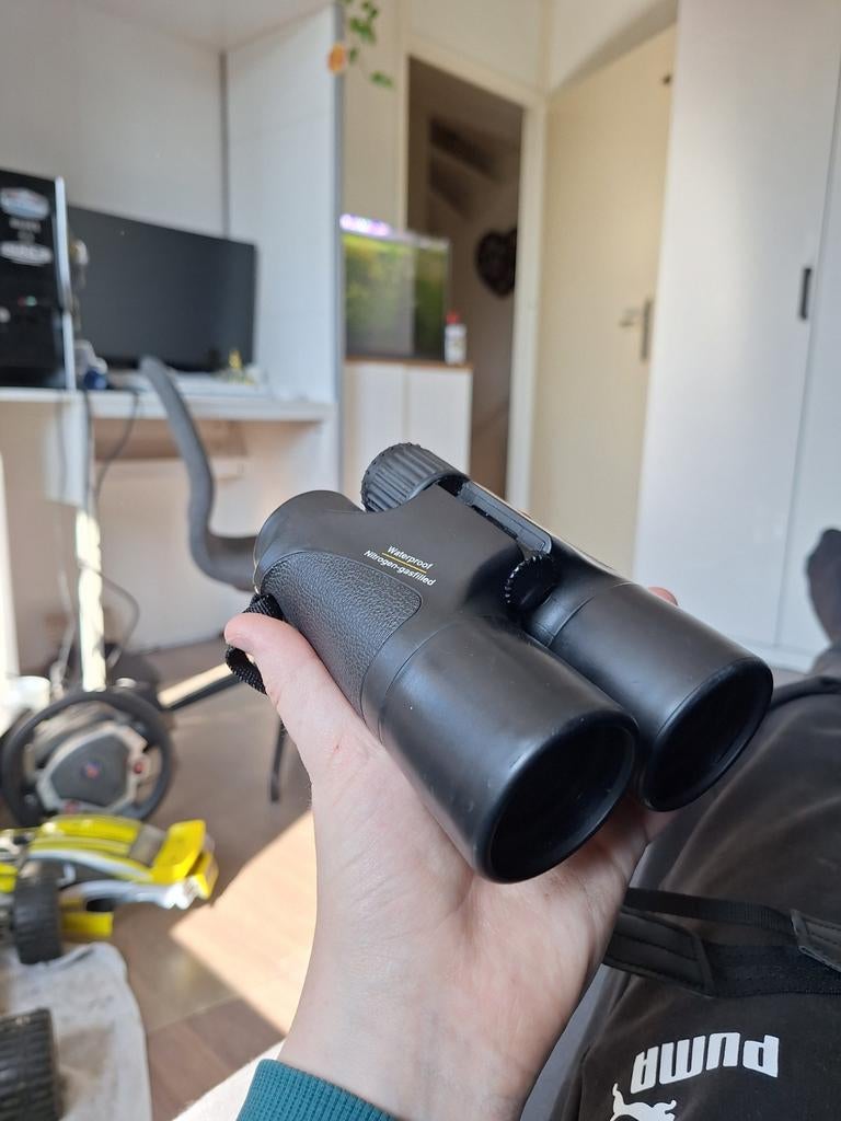 Bynolyt Verrekijker 10x42 Waterproof Nitrogen-gasfilled, Ophalen of Verzenden, Gebruikt, 8 tot 12x, Dakkant (recht)