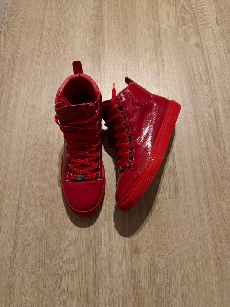 Balenciaga arenas  rood, Overige kleuren, Boots, Ophalen of Verzenden, Zo goed als nieuw