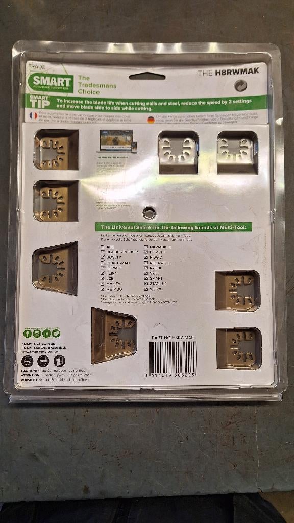 8x SMART The H8rwmak Multitool zaagjes NIEUW!!!, Nieuw, Ophalen of Verzenden, /, /