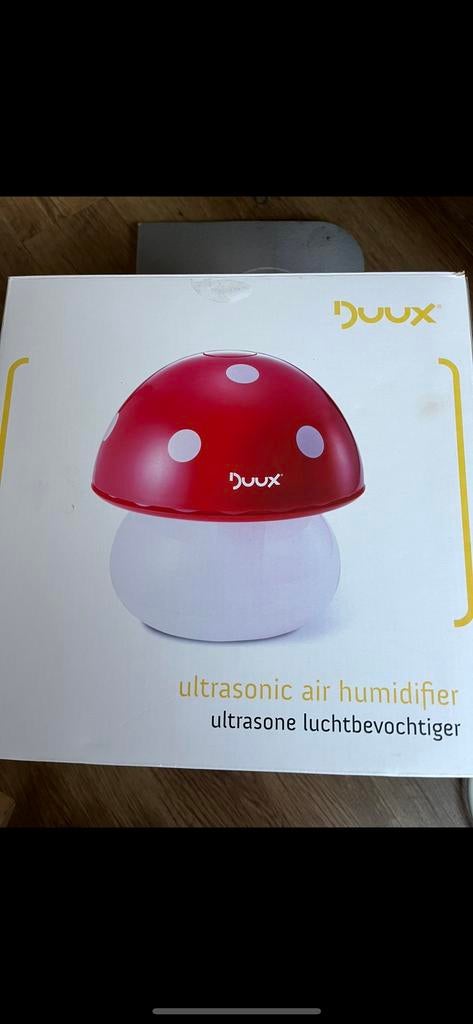 Duux Ultrasonische Luchtbevochtiger Paddestoel, Ophalen of Verzenden, Zo goed als nieuw, Luchtbevochtiger