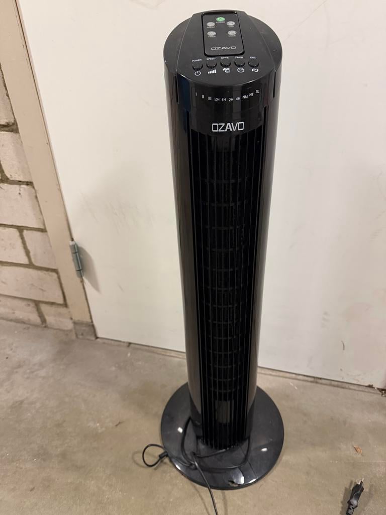 Ozavo Torenventilator met afstandsbediening, Witgoed en Apparatuur, Ventilatoren, Ophalen of Verzenden, Ventilator met afstandsbediening