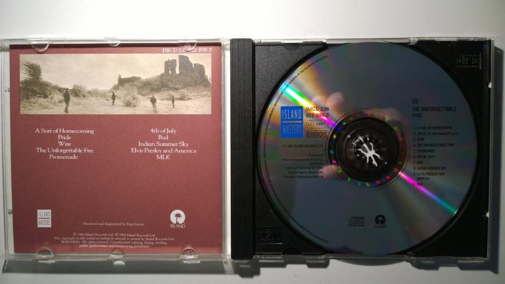 U2 - The Unforgettable Fire, Ophalen of Verzenden, Zo goed als nieuw, Poprock