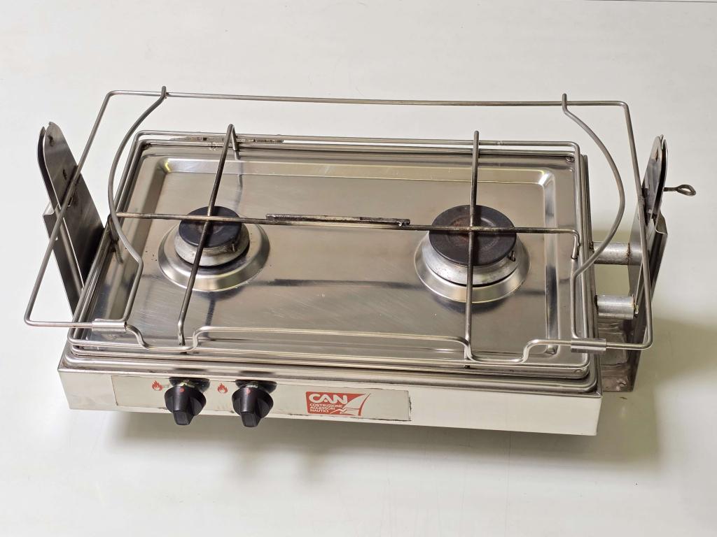 Cardanisch 2 pits KOOKTOESTEL fornuis gebruikt, Gebruikt, Niet ingevuld, Zeilboot of Motorboot, Kombuis en Sanitair