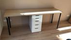 IKEA LAGKAPTEN bureaublad en 4 poten (zonder lade blok), Ophalen, Zo goed als nieuw, Bureau