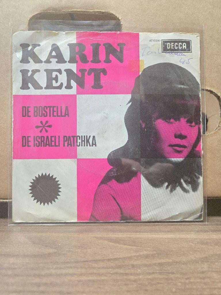 Karin Kent - De bostella, 7 inch, Single, Ophalen of Verzenden, Zo goed als nieuw