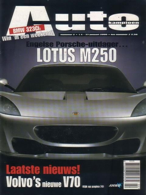 Autokampioen 2 2000 : Volvo V70 - Fiat Multipla - Renault, Boeken, Auto's | Folders en Tijdschriften, Ophalen of Verzenden, Gelezen