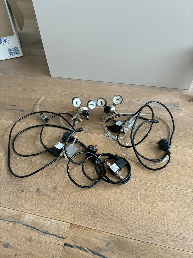 aquarium CO2 systeem, Dieren en Toebehoren, Vissen | Aquaria en Toebehoren, Zo goed als nieuw, CO₂-systeem, Aqua Medic, Inclusief slangen