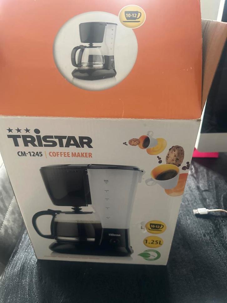 Tristar CM-1245 Koffiezetapparaat - Nieuw in doos, Witgoed en Apparatuur, Koffiezetapparaten, Nieuw, Gemalen koffie, Koffiemachine