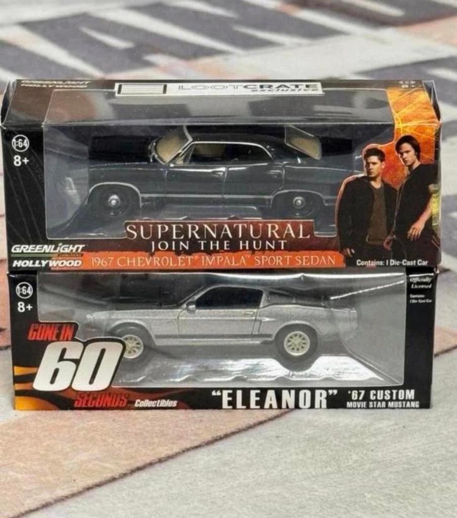 Supernatural 1967 Chevrolet Impala & Ford Mustang Eleanor, Auto, Nieuw, Ophalen of Verzenden, H