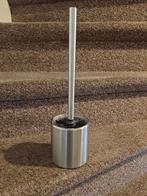 WC borstel met houder van RVS, Ophalen of Verzenden, Zo goed als nieuw, Rvs, Toilet