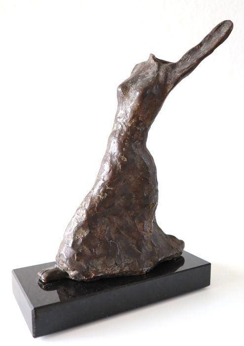 Zwaar bronzen beeld sculptuur van een vrouwentorso, Antiek en Kunst, Kunst | Beelden en Houtsnijwerken, Ophalen of Verzenden