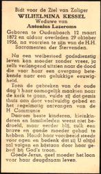 Kessel Wilhelmina 1872-1956 Oudenbosch, Ophalen of Verzenden