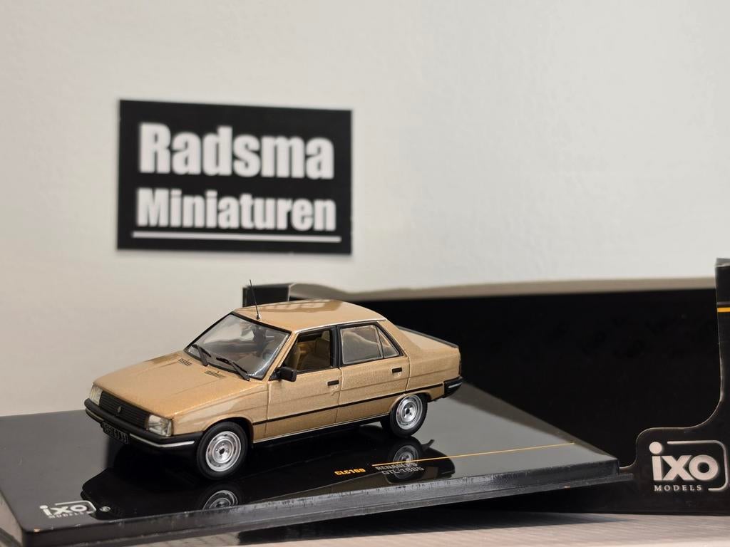 Renault 9 GTL - Bruin - 1:43 Ixo, Overige merken, Ixo, Auto, Ophalen of Verzenden