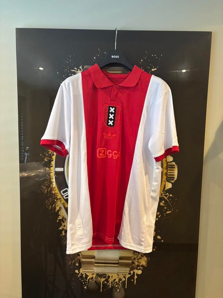 Ajax 125 jaar jubileum shirt MAAT L, Ophalen of Verzenden, Zo goed als nieuw, Ajax, Shirt