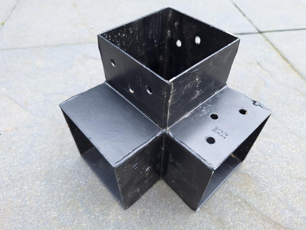 Paalverbinders, grondplaten 91 x 91, Doe-het-zelf en Verbouw, Kratten en Dozen, Ophalen, Overige typen, Minder dan 35 cm, Minder dan 50 cm