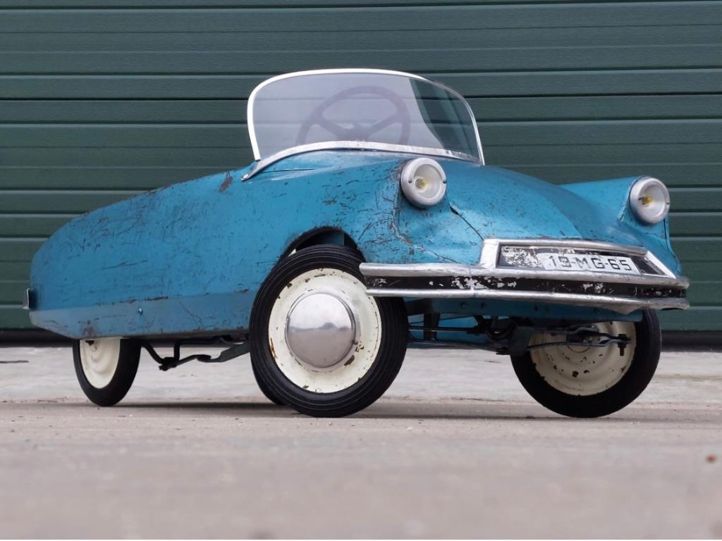 Trapauto Citroën DS 19 morelet guerineau, Antiek en Kunst, Antiek | Speelgoed, Ophalen
