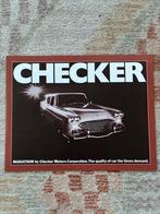 1973 Checker brochure, Ophalen of Verzenden, Zo goed als nieuw, Overige merken