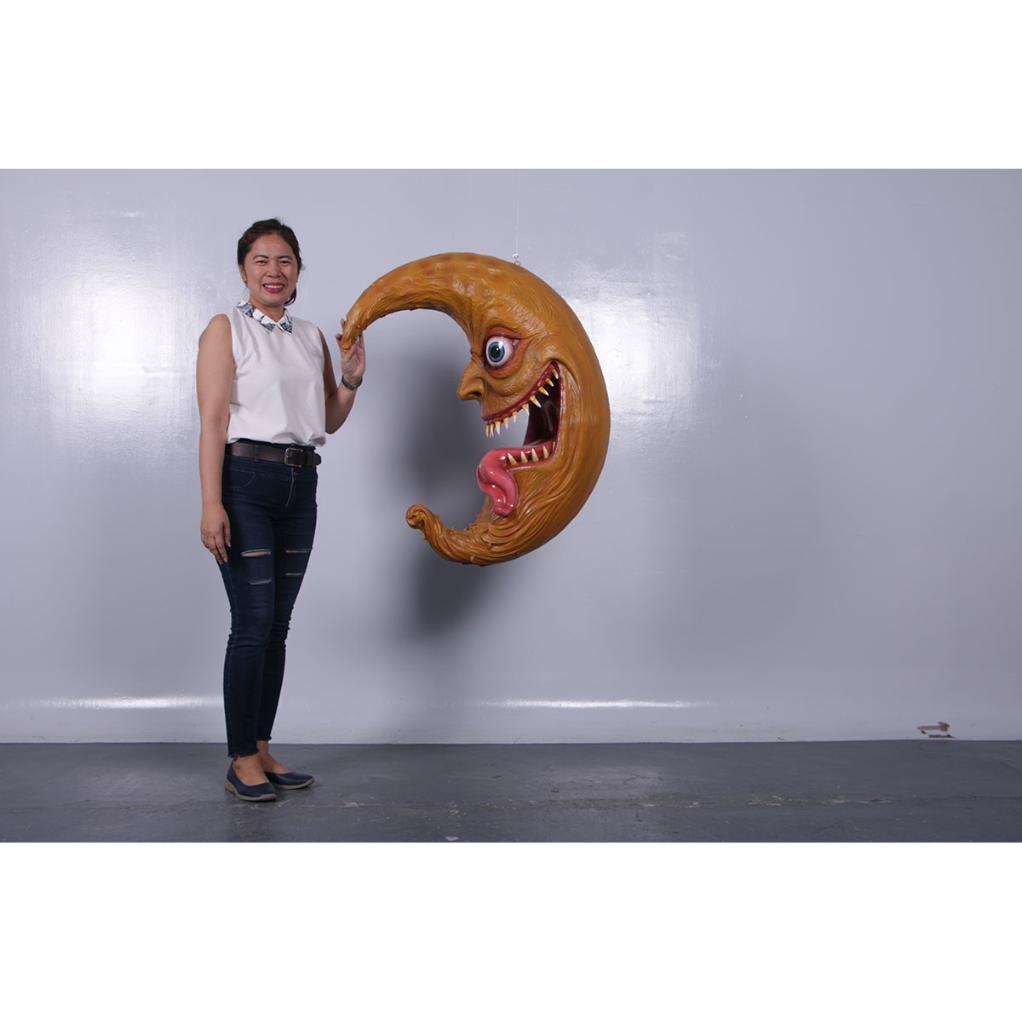 Scary Moon - Halloween Maan - 91 cm