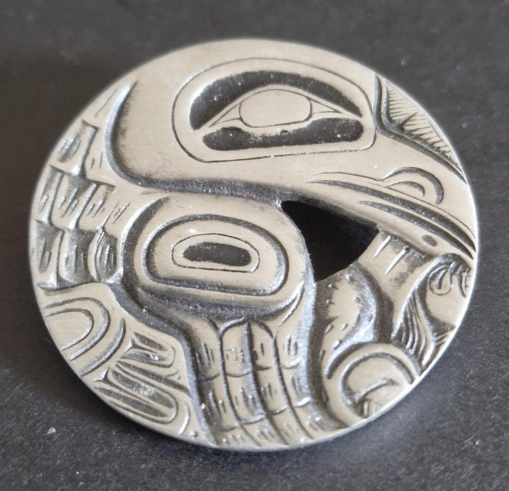 Frederick Pewter broche., Ophalen of Verzenden, Overige materialen