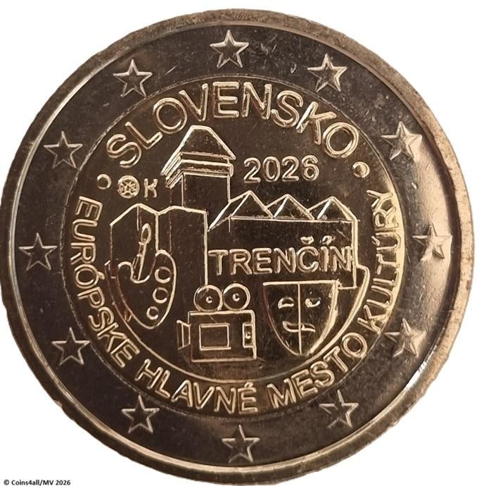 Slowakije bijzondere 2 euromunten UNC 2009 - 2026