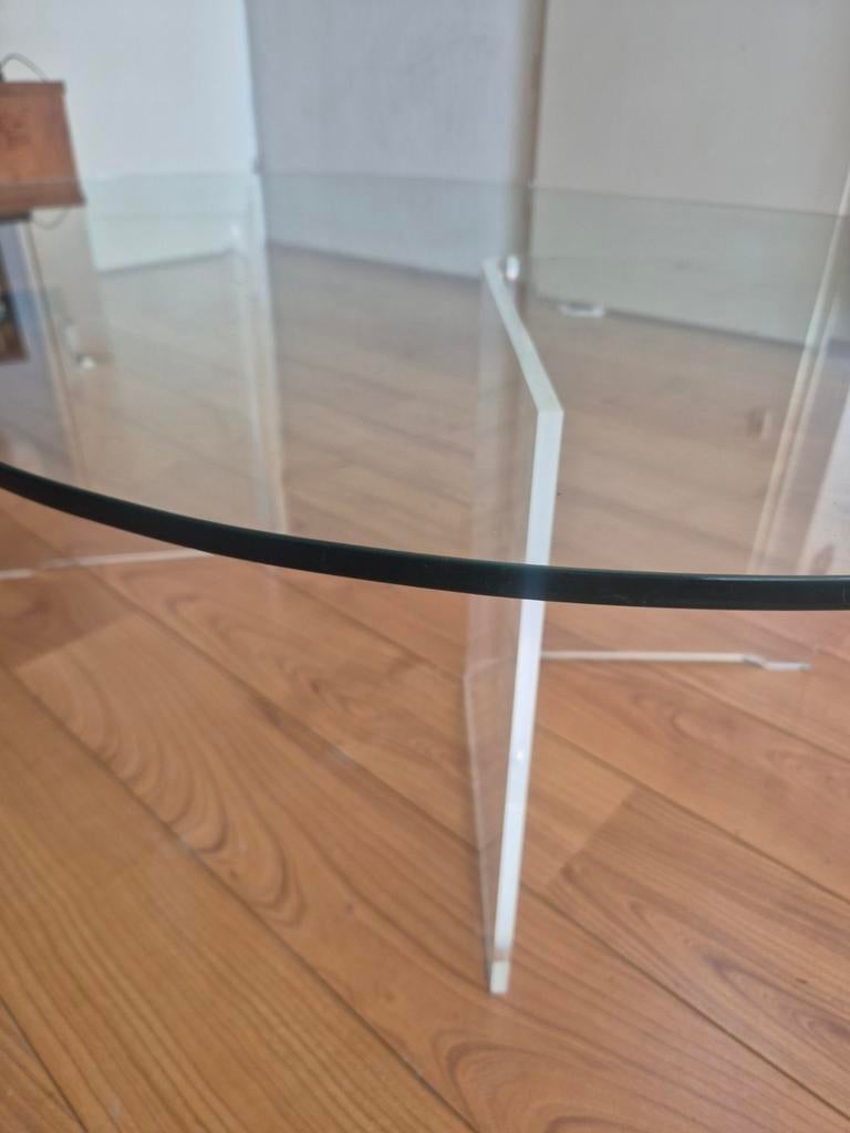 Glazen salontafel, Ophalen, 100 tot 150 cm, 50 tot 100 cm, Minder dan 50 cm