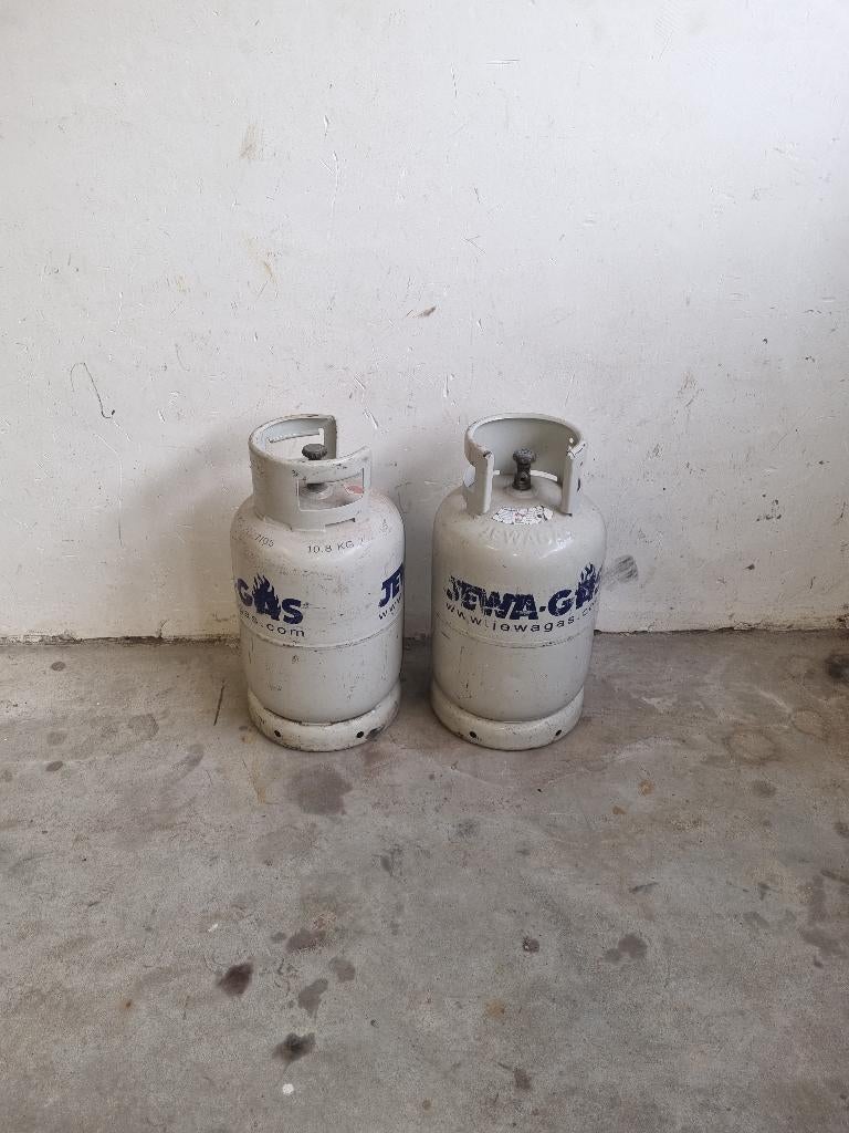 Gasflessen leeg, Ophalen, Gebruikt