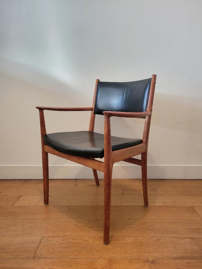 Vintage Deens design stoel van Soren Wiladsen, Ophalen, Gebruikt, Bruin, Eén