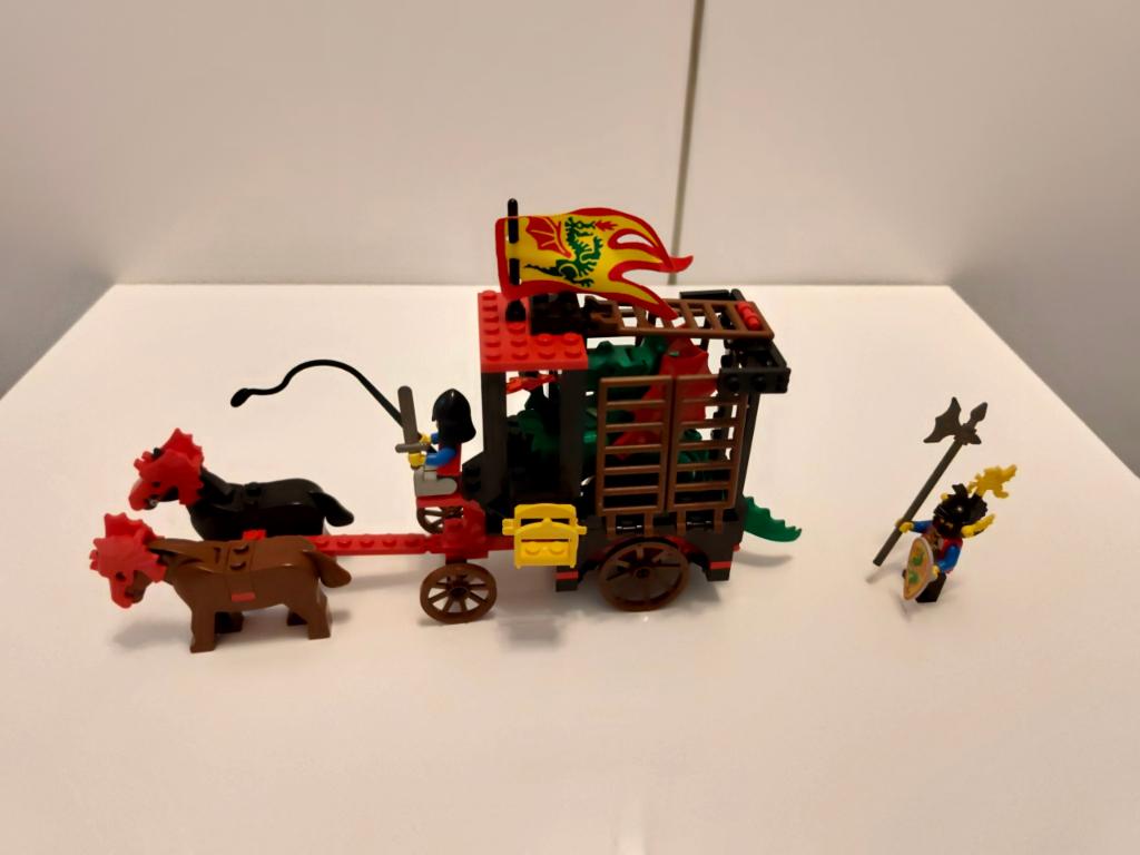 Lego 6056 Dragon Wagon set, Ophalen, Lego, Zo goed als nieuw, Castle