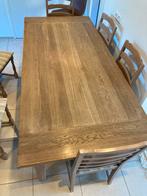 Eet tafel +6 Stoelen 2mx90cm, Ophalen of Verzenden, Zo goed als nieuw, Rechthoekig, 50 tot 100 cm