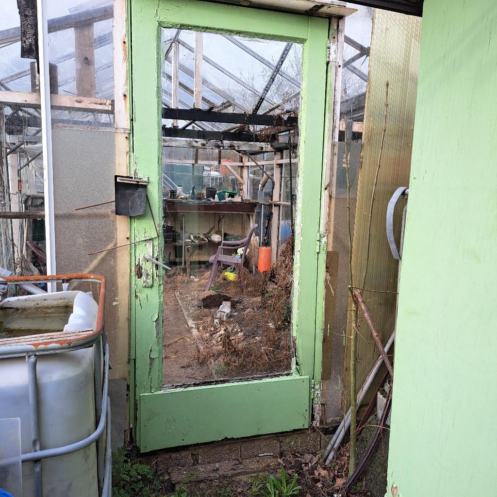 Kas, Tuin en Terras, Ophalen, Glas, Gebruikt, Aluminium