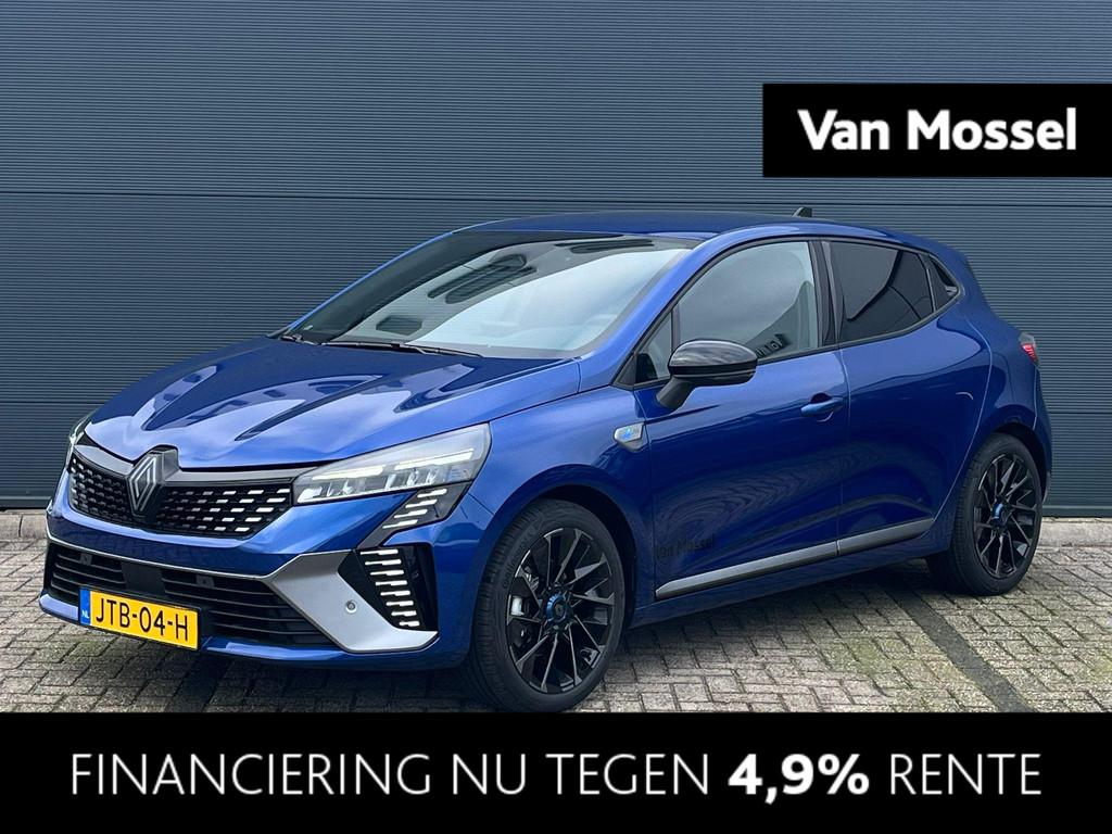 Renault Clio 1.6 E-Tech Full Hybrid Esprit Alpine 145PK | Ad, Auto's, Stof, Euro 6, Blauw, Parkeersensor