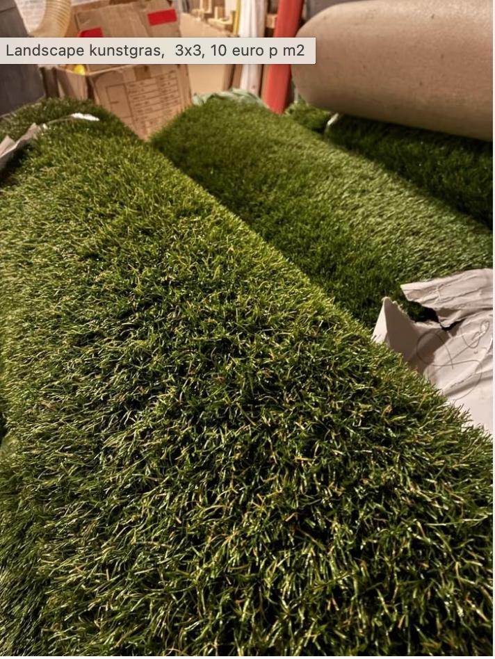 Landscape Kunstgras, 4x4 zacht&realistisch. 10 euro per m2!, Ophalen of Verzenden, Nieuw, 10 tot 20 m², Kunstgras