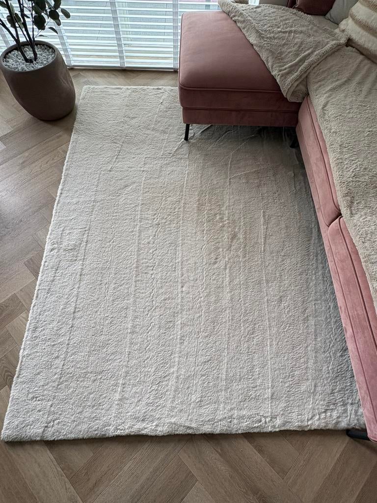 Vloerkleed 160x230 beige, Beige, 150 tot 200 cm, 200 cm of meer, Ophalen of Verzenden