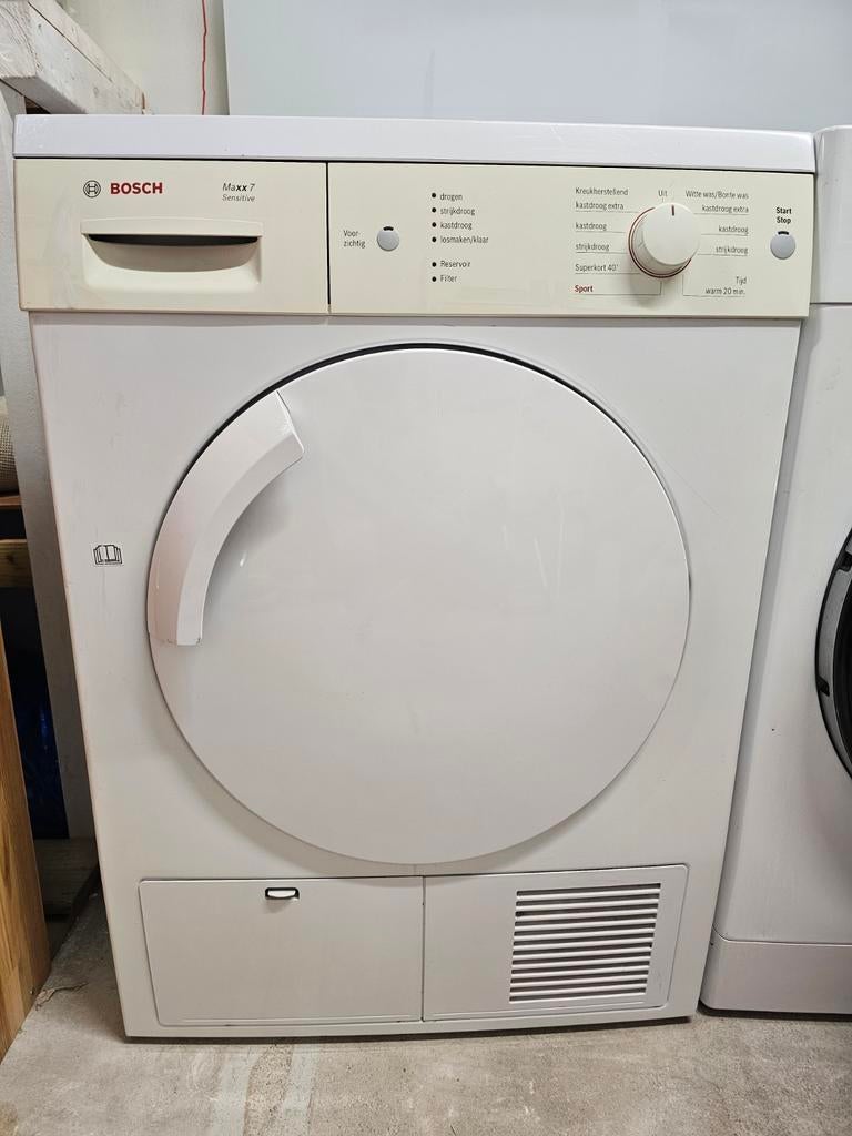 Bosch Maxx 7 Sensitive wasdroger, Ophalen